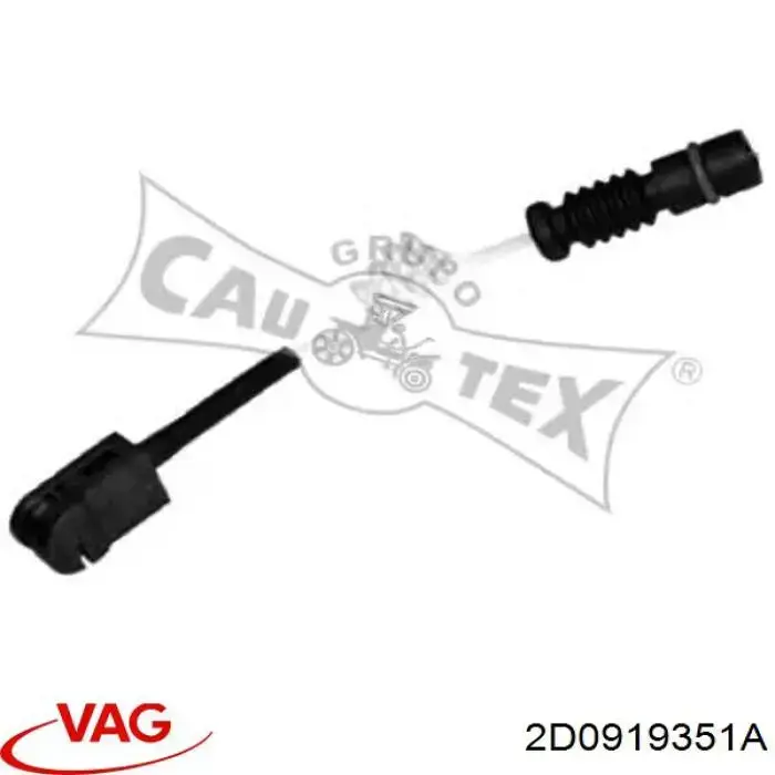 Купити 2D0919351A VAG Сигналізатор знос гальмівних колодок