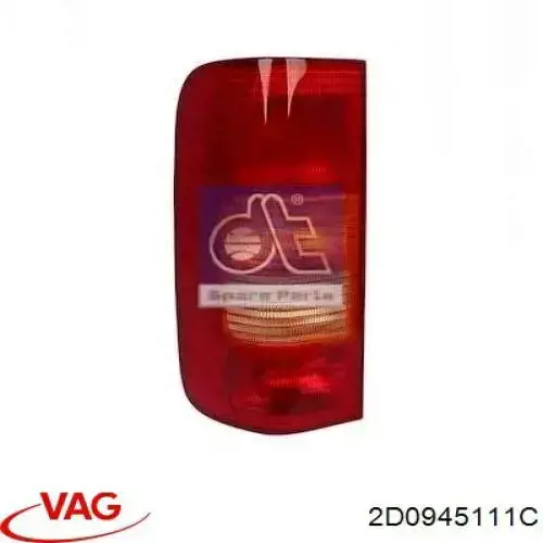 Ліхтар задній лівий VAG 2D0945111C ціна, від 28.74 USD