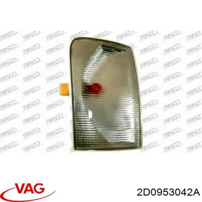 Правий покажчик повороту - лампа VAG 2D0953042A ціна, від 12.86 USD