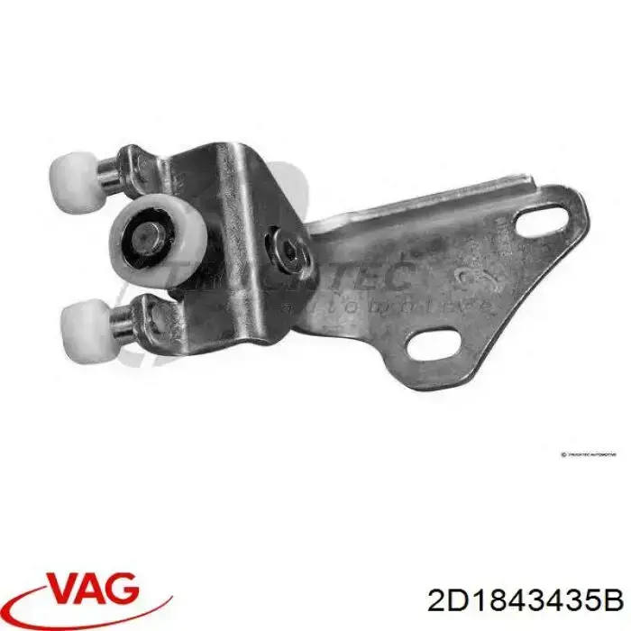 Ролик двері бічної/зсувної, лівий верхній VAG 2D1843435B ціна, від 15.47 USD