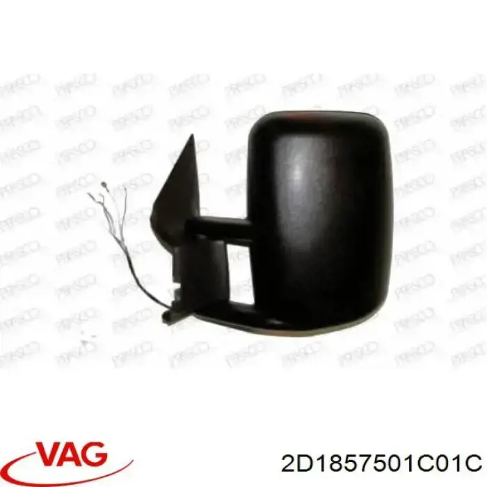 2D1857501C01C VAG Дзеркало заднього виду, ліве