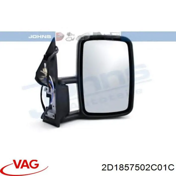 Праве бічне дзеркало VAG 2D1857502C01C ціна, від 45.96 USD