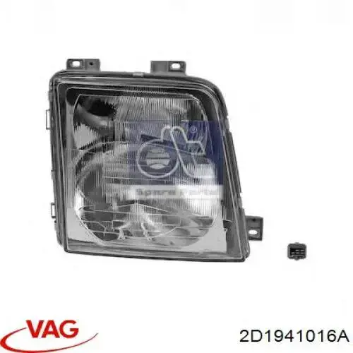 Фара правая VAG 2D1941016A ціна, від 89.95 USD