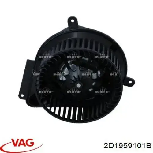 Вентилятора пічки 2D1959101B VAG