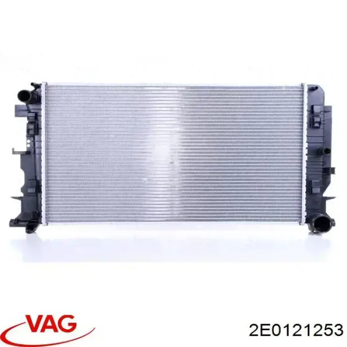 2E0121253 VAG радіатор охолодження двигуна