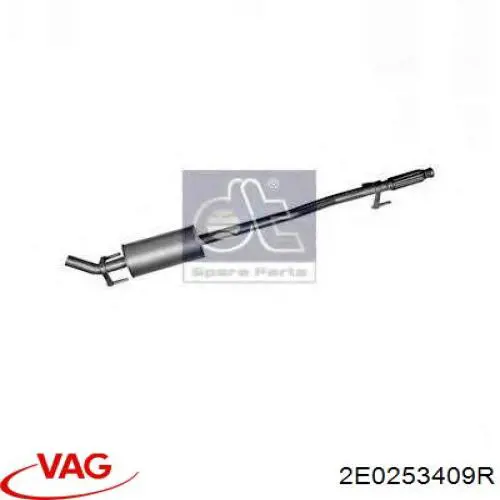 2E0253409R VAG Середній глушник