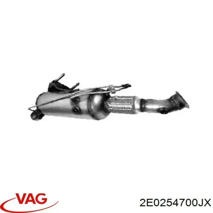 Купити 2E0254700JX VAG Сажевый фільтр