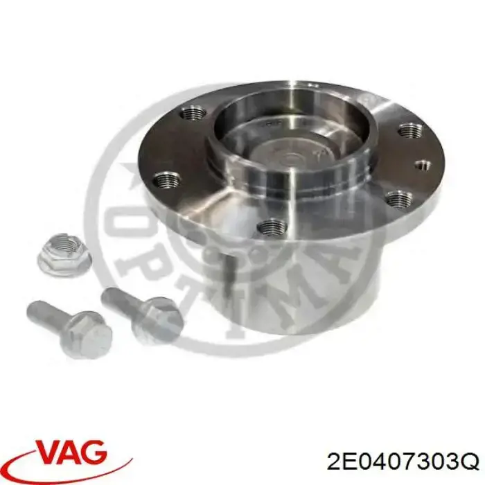 Цапфа - поворотний кулак передній, лівий VAG 2E0407303Q ціна, від 111.89 USD