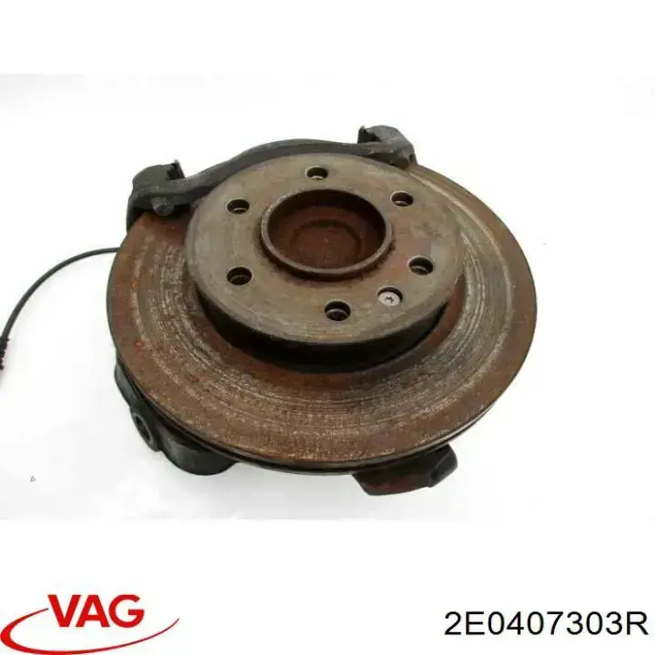 Цапфа передня ліва VAG 2E0407303R ціна, від 248.50 USD