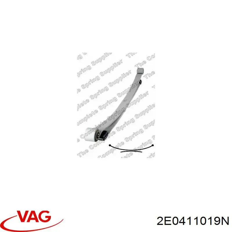 Купити 2E0411019N VAG Ресора (передня)