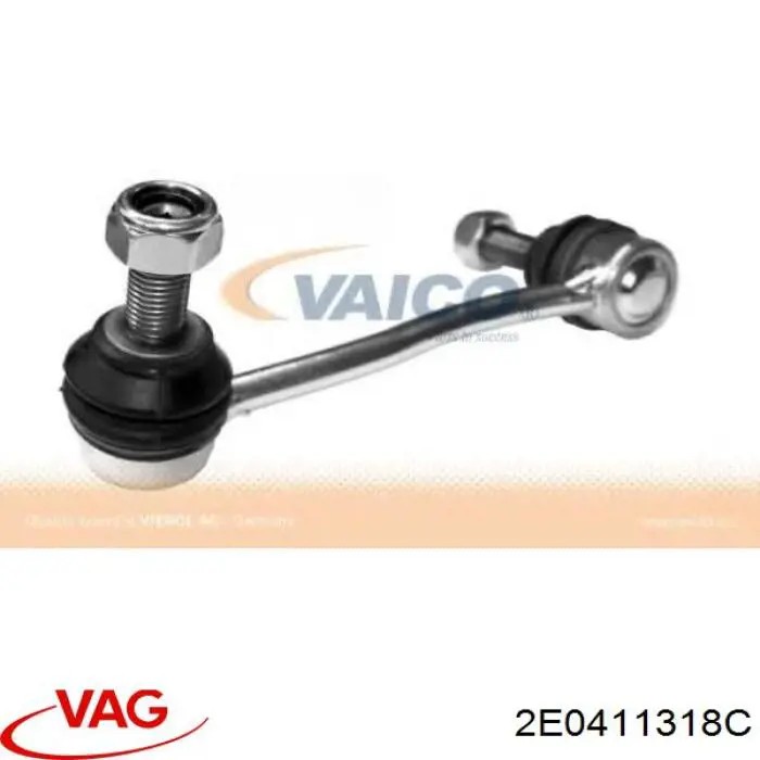 Стійка стабілізатора, переднього, права VAG 2E0411318C ціна, від 10.15 USD