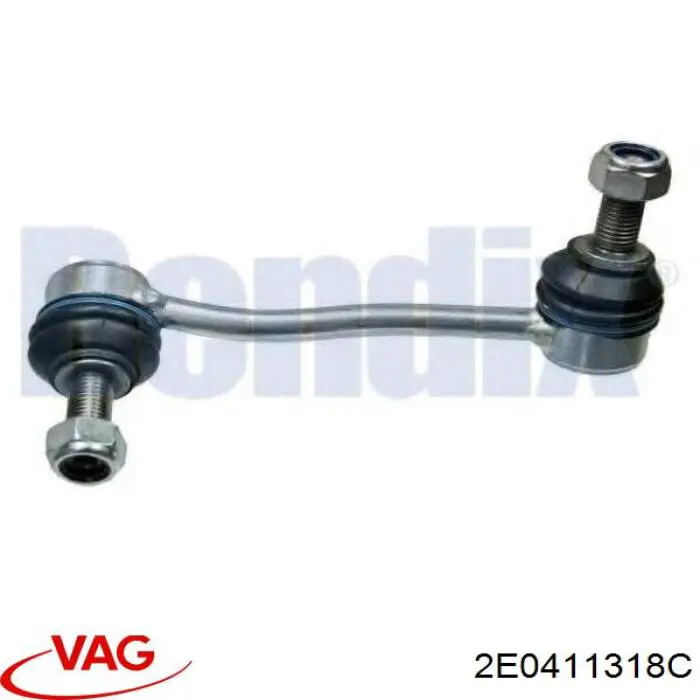 Стійка стабілізатора, переднього, права VAG 2E0411318C ціна, від 10.15 USD