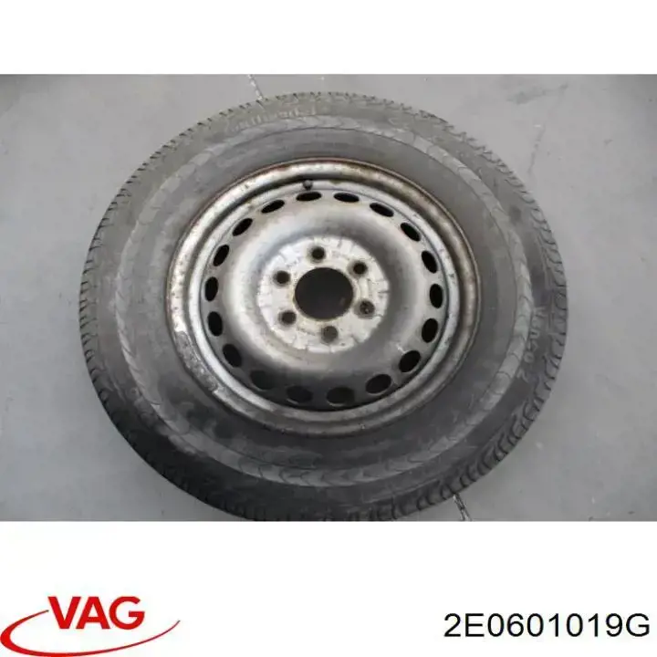 2E0601019G VAG диск колісний стальний (штампований)