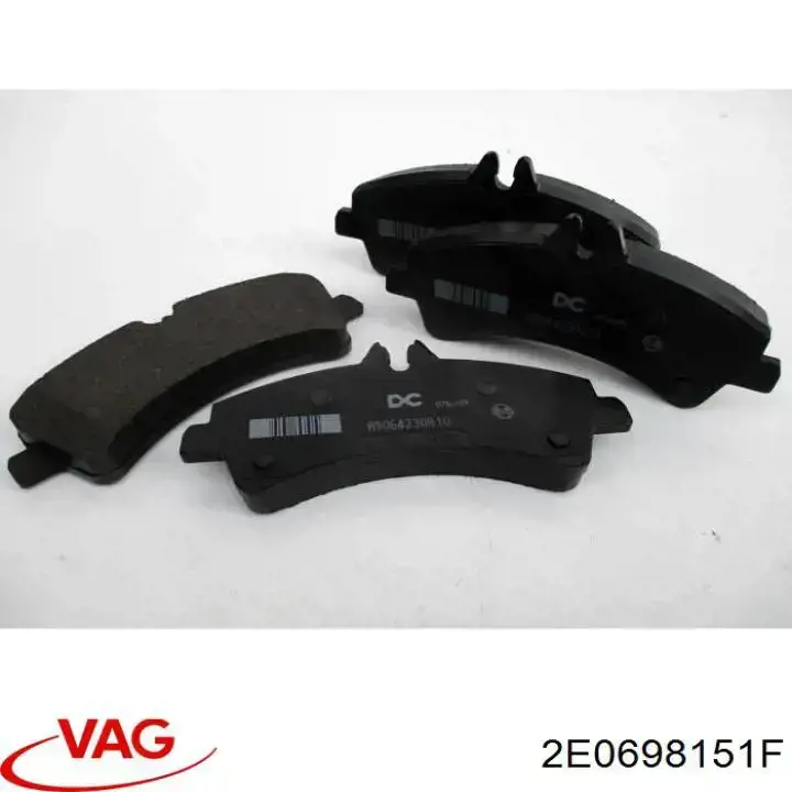 Гальмівні колодки VAG 2E0698151F ціна, від 27.18 USD