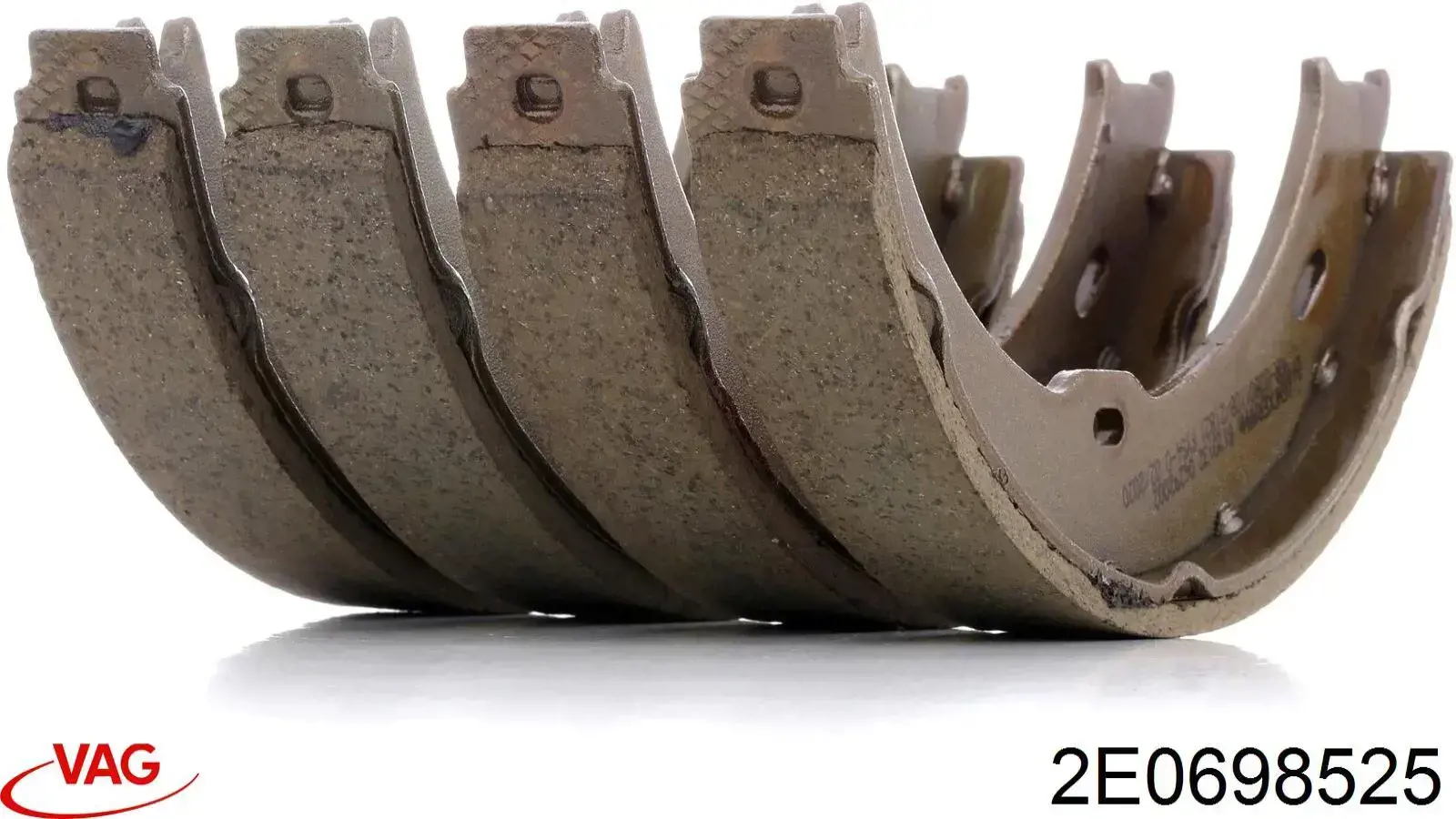 Купити 2E0698525 VAG Гальмівні колодки гальма стоянки