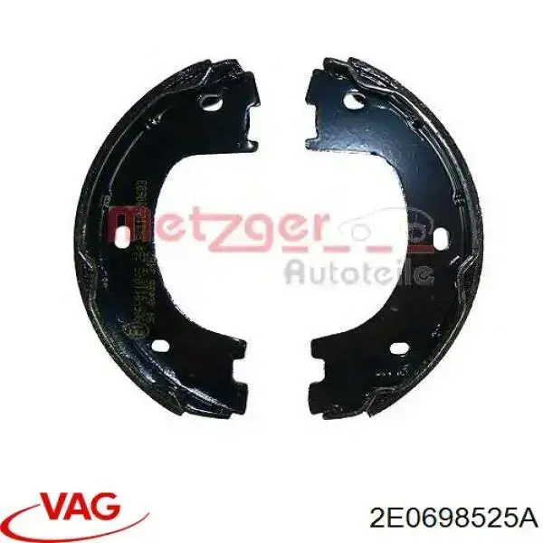 2E0698525A VAG Гальмівні колодки ручника