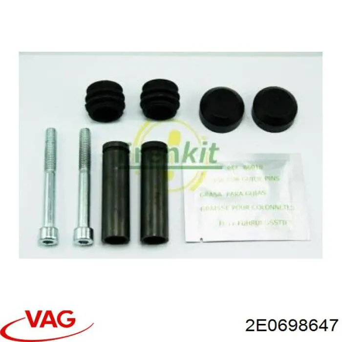 Ремкомплект супорту гальмівного переднього VAG 2E0698647 ціна, від 7.60 USD