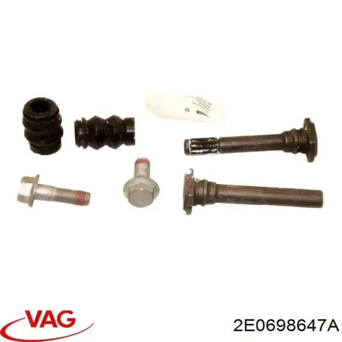 Ремкомплект супорту гальмівного переднього VAG 2E0698647A ціна, від 9.03 USD