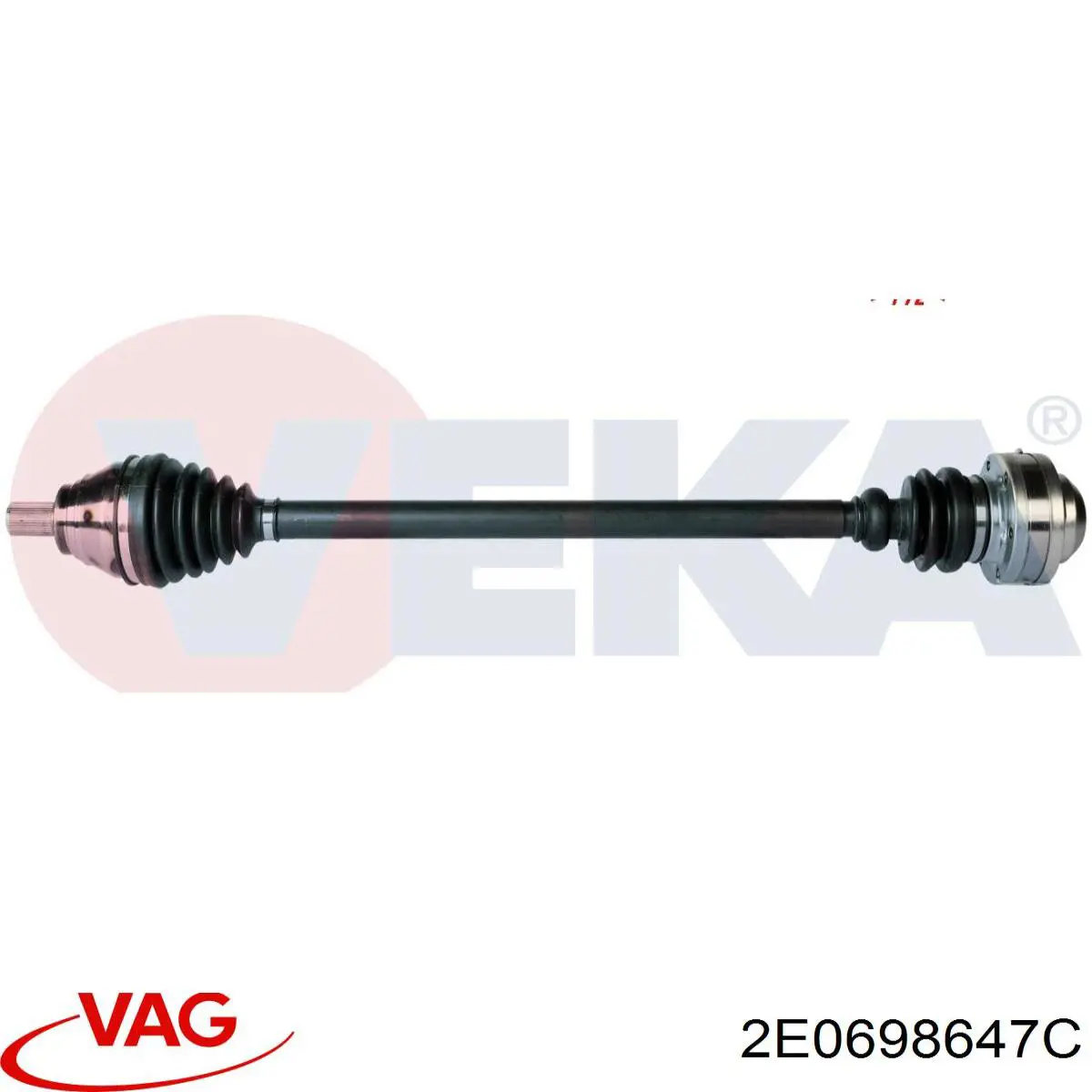 Ремкомплект переднього супорту 2E0698647C VAG