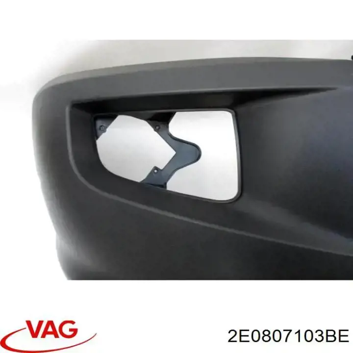 2E0807103BE VAG Бампер передній в зборі