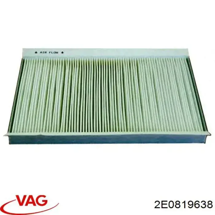 Фільтр повітряний обігрівача VAG 2E0819638 ціна, від 6.92 USD