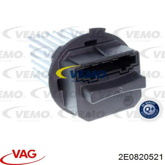 2E0820521 VAG Регулятор оборотів пічки