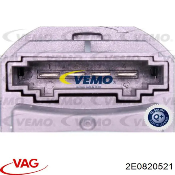 Резистор обігрівача VAG 2E0820521 ціна, від 36.48 USD