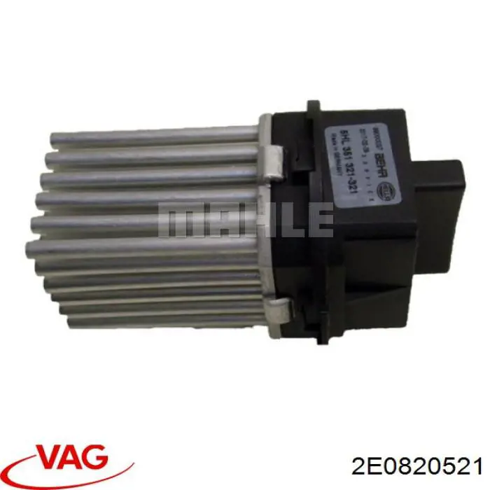 Резистор обігрівача VAG 2E0820521 ціна, від 36.48 USD