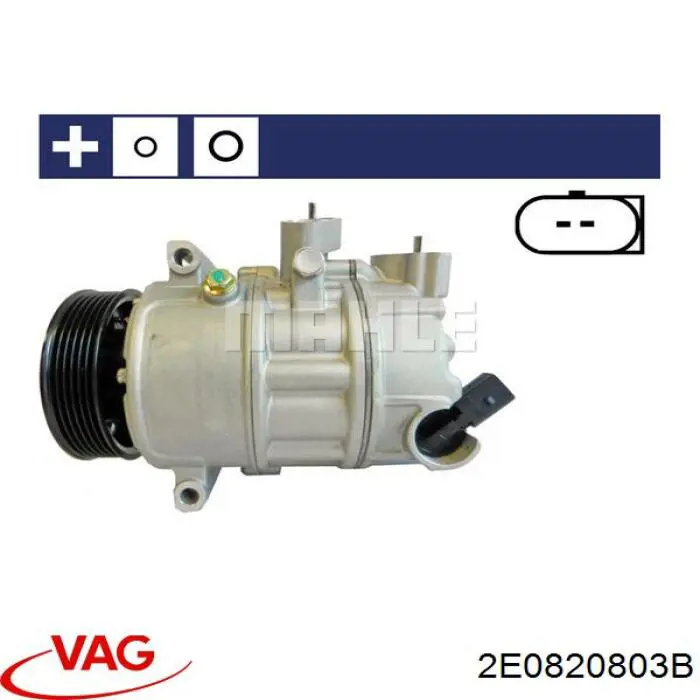 Компресор системи кондиціювання VAG 2E0820803B ціна, від 174.00 USD