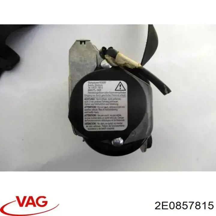 Пасок безпеки передній 2E0857815 VAG