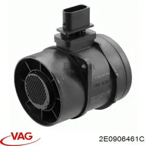 2E0906461C VAG датчик потоку (витрати повітря, витратомір MAF - (Mass Airflow))