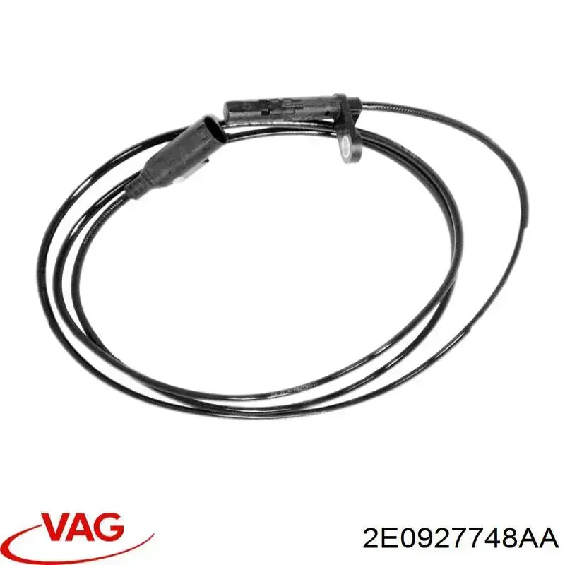 Купити 2E0927748AA VAG Датчик АБС (ABS) задній, лівий