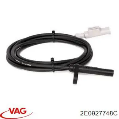 Купити 2E0927748C VAG Датчик АБС (ABS) задній, правий