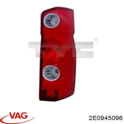 Задні ліхтарі VAG 2E0945096 ціна, від 60.74 USD