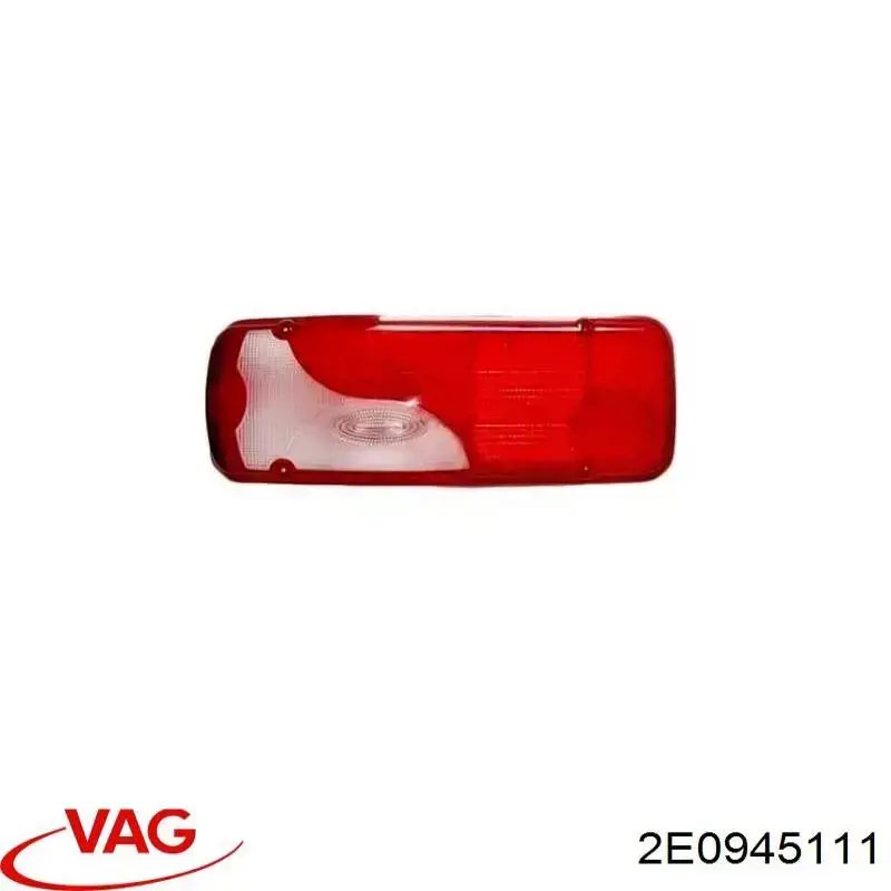 Скло заднього ліхтаря, лівого VAG 2E0945111 ціна, від 12.89 USD