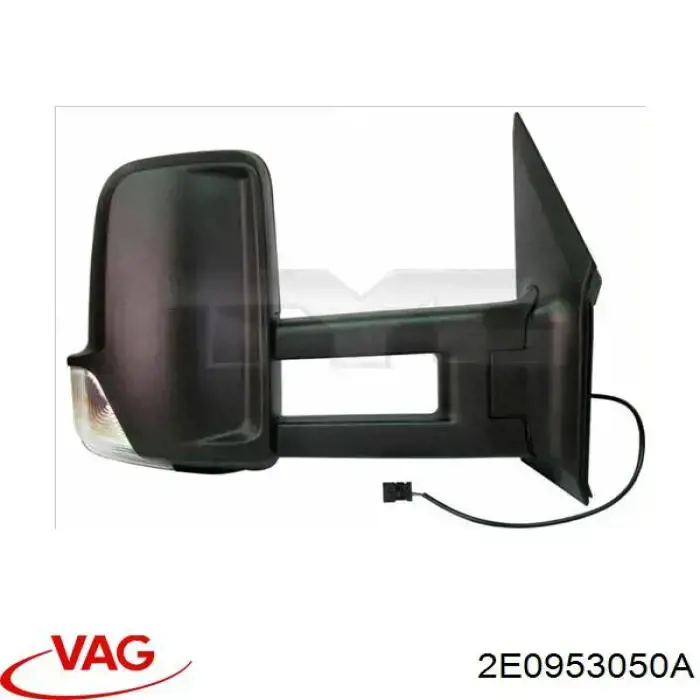 Покажчик повороту дзеркала, правий VAG 2E0953050A ціна, від 9.58 USD