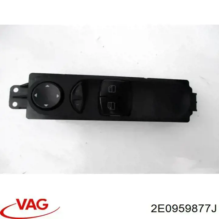 2E0959877J VAG кнопковий блок керування склопідіймачами передній лівий