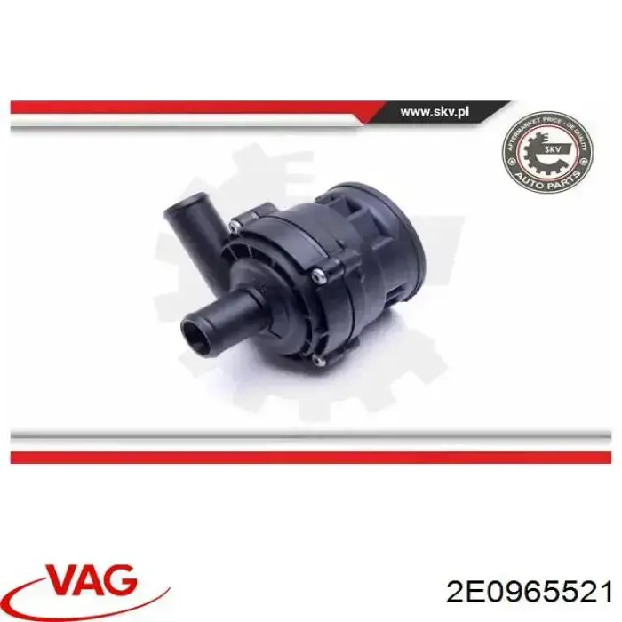 Купити 2E0965521 VAG Помпа водяна, додатковий електричний