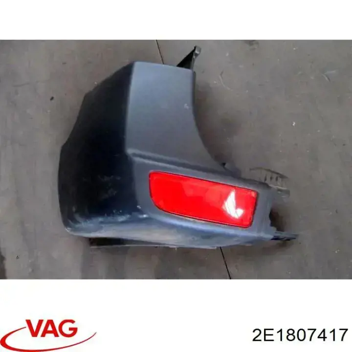 Молдинг заднього бампера, лівий 3807140 Autotechteile