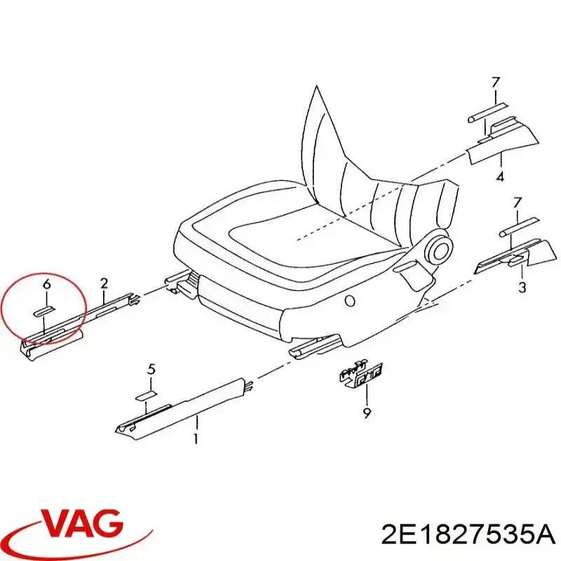  VAG 2E1827535A