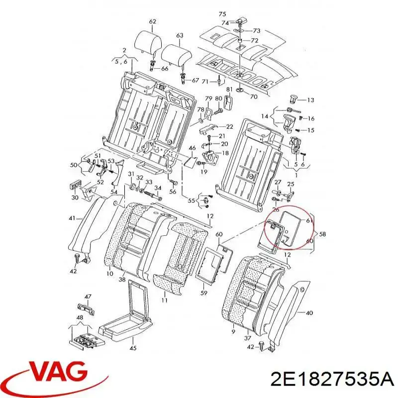 2E1827535A VAG