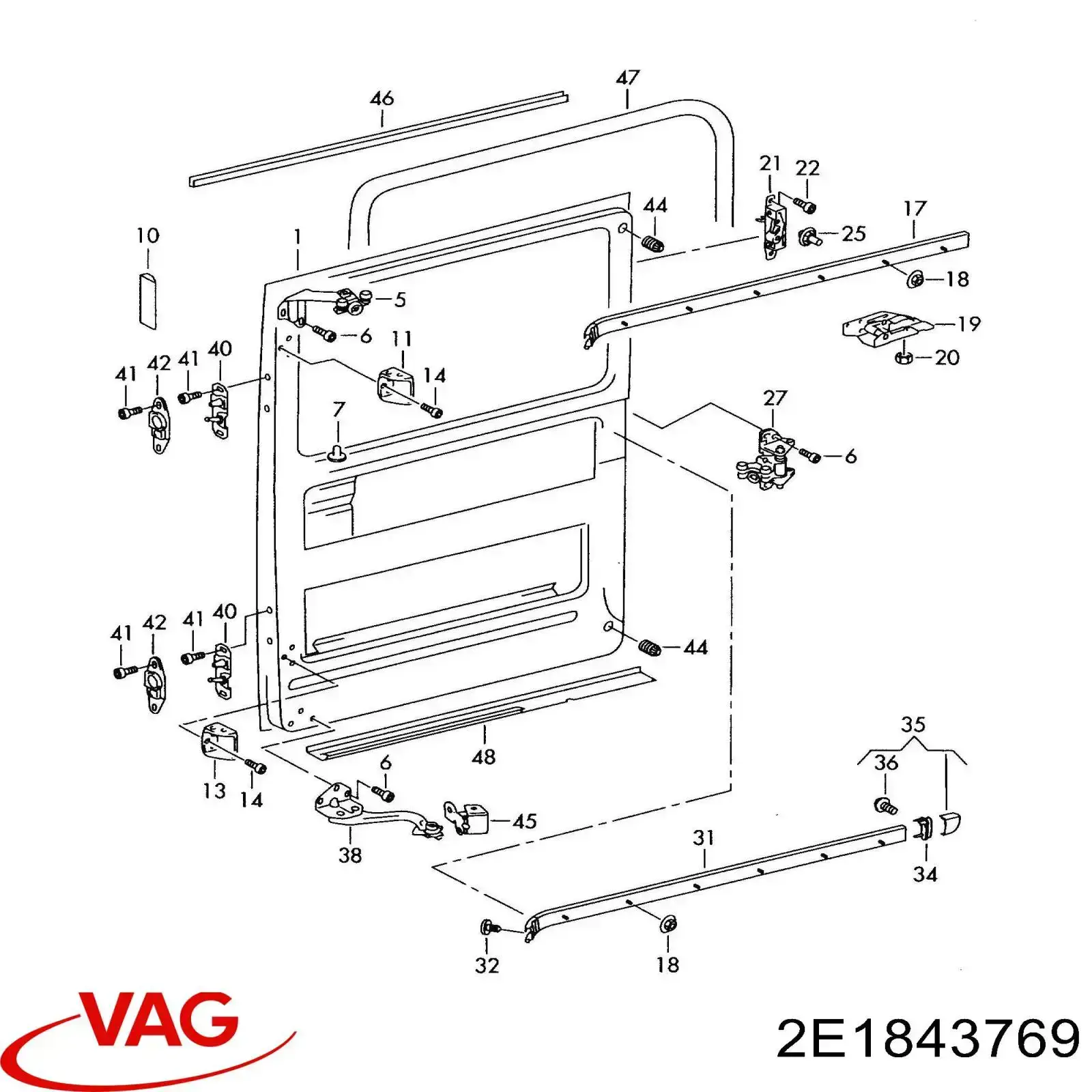  VAG 2E1843769 ціна, від 19.13 USD