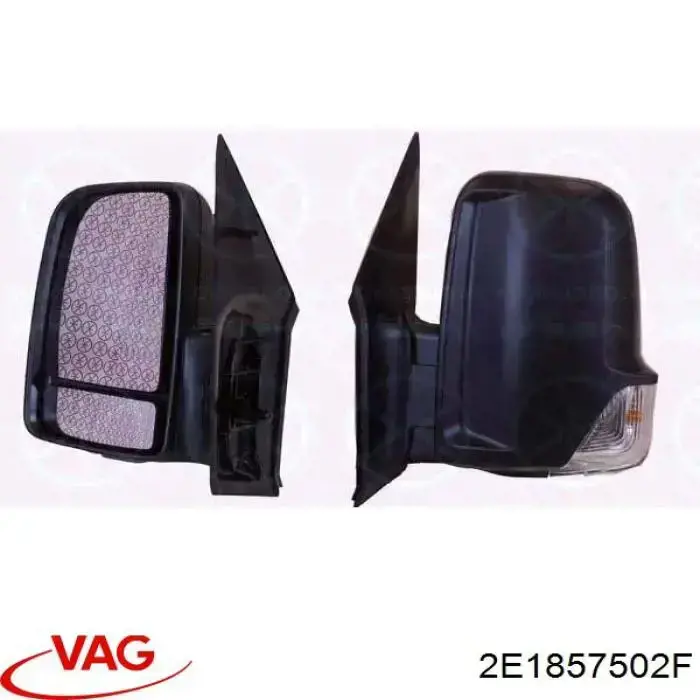 Праве бічне дзеркало VAG 2E1857502F ціна, від 103.03 USD