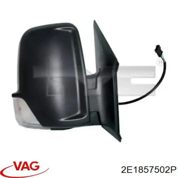 Праве бокове дзеркало VAG 2E1857502P