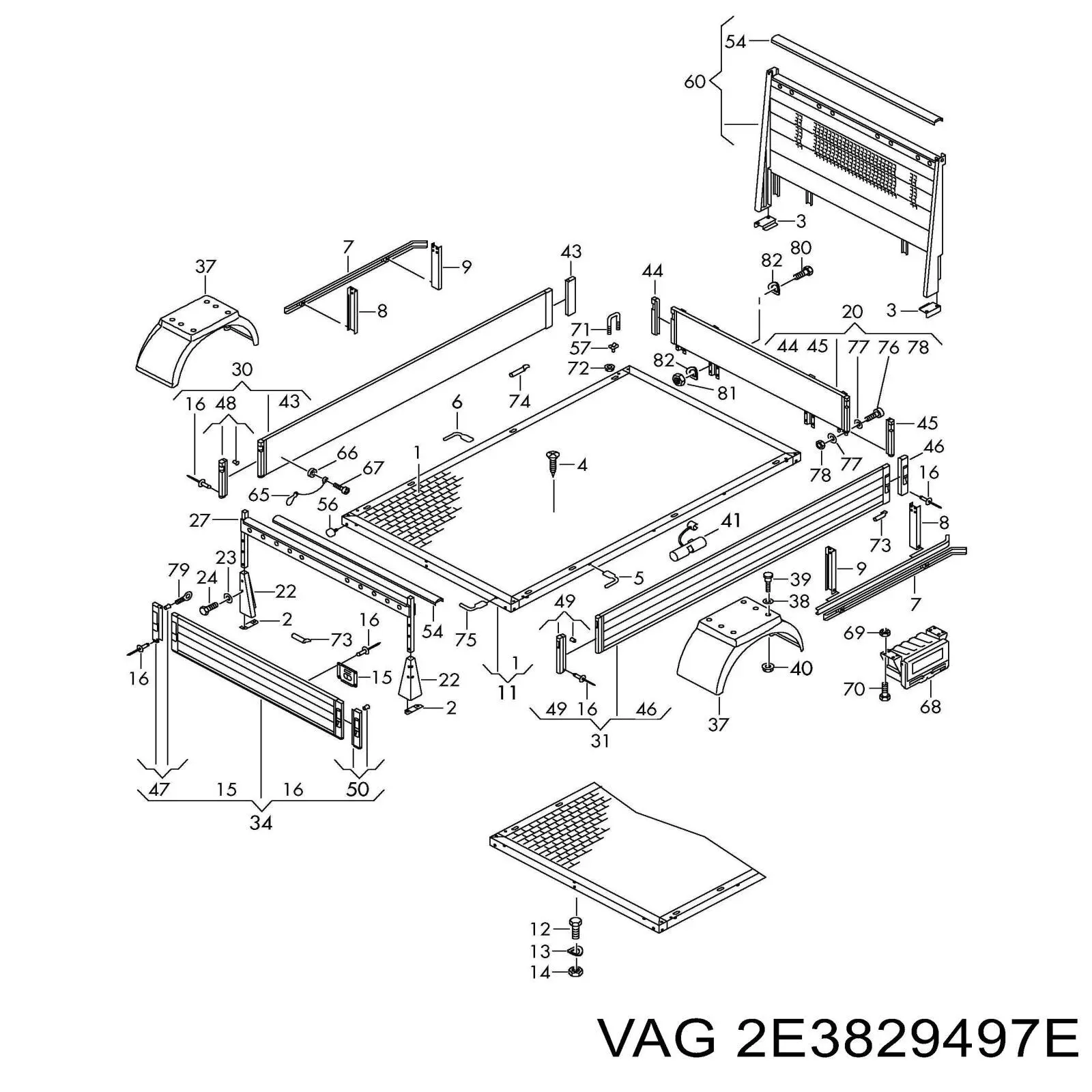  VAG 2E3829497E ціна, від 25.17 USD