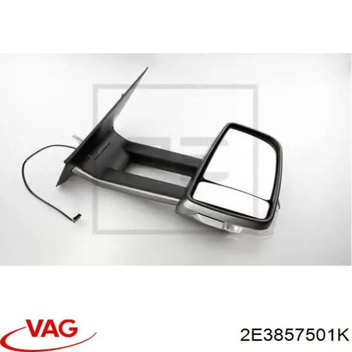 Купити 2E3857501K VAG Бічне дзеркало заднього виду ліве