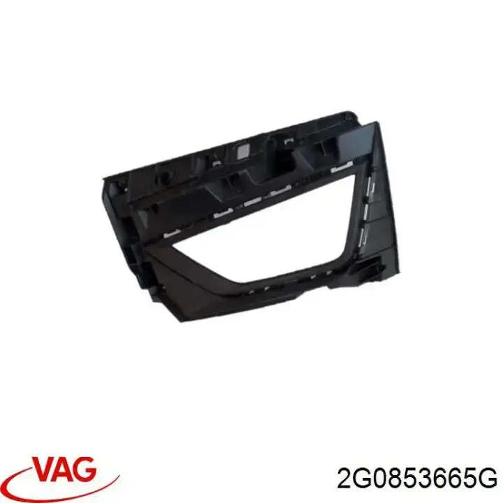 Решітка переднього бампера, ліва VAG 2G0853665G ціна, від 4.92 USD