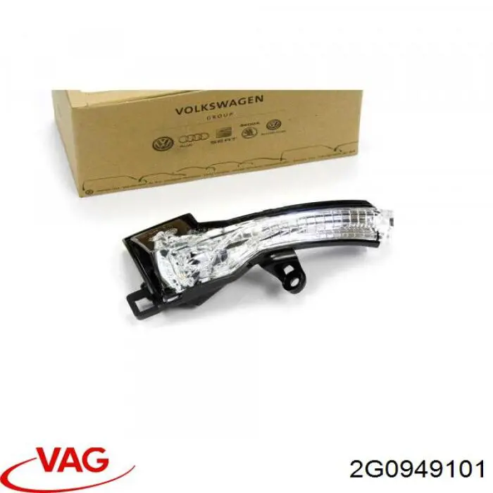 2G0949101 VAG Покажчик повороту дзеркала, лівий