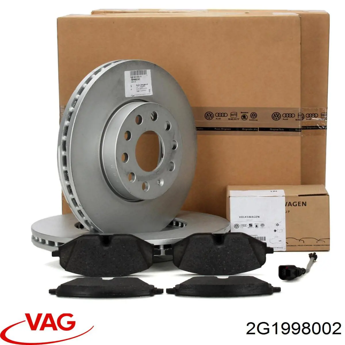 2G1998002 VAG Склоочисники лобового скла