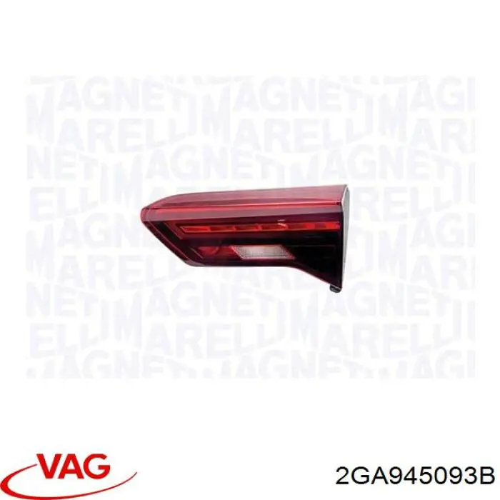 Купити 2GA945093B VAG Ліхтар задній лівий, внутрішній